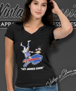Buffalo Bills Let James Cook Kansas City Chiefs Dallas Cowboys V Neck TShirt