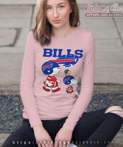 Buffalo Bills Lets Play Football Together Snoopy Shirt