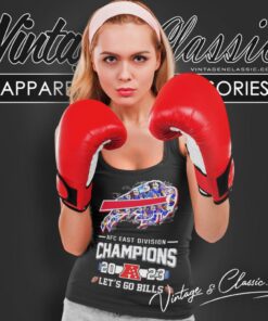 Buffalo Bills Logo Players 2023 Afc East Division Champions Lets Go Bills Tank Top Racerback