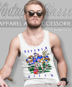 Buffalo Bills Looney Tunes Vintage Tank Top Racerback