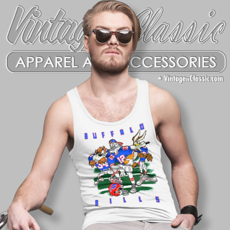 Buffalo Bills Looney Tunes Vintage Tank Top Racerback Buffalo Bills Looney Tunes Vintage Tank Top Racerback