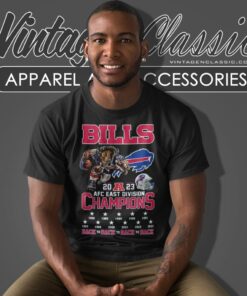 Buffalo Bills Mascot 2023 AFC East Division Champions Back 3 Back Shirt 4 Buffalo Bills Mascot 2023 Afc East Division Champions Back 3 Back T Shirt