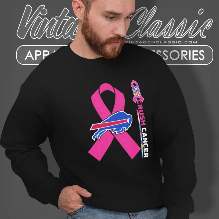 Buffalo Bills Nfl Crush Cancer 2023 Sweatshirt Buffalo Bills Nfl Crush Cancer 2023 Sweatshirt