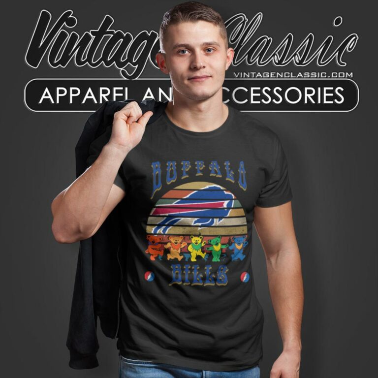 Buffalo Bills Nfl Grateful Dancing Bears Retro T Shirt Buffalo Bills Nfl Grateful Dancing Bears Retro T Shirt