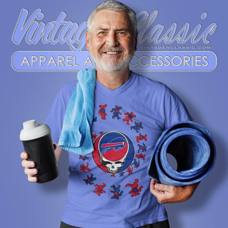 Buffalo Bills Nfl Grateful Dancing Bears V Neck TShirt Buffalo Bills Nfl Grateful Dancing Bears V Neck TShirt