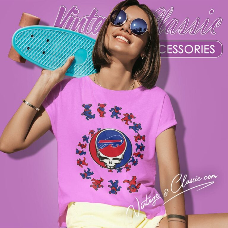 Buffalo Bills Nfl Grateful Dancing Bears Women T Shirt Buffalo Bills Nfl Grateful Dancing Bears Women T Shirt