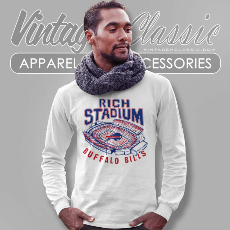 Buffalo Bills Rich Stadium Football Long Sleeve Tee Buffalo Bills Rich Stadium Football Long Sleeve Tee