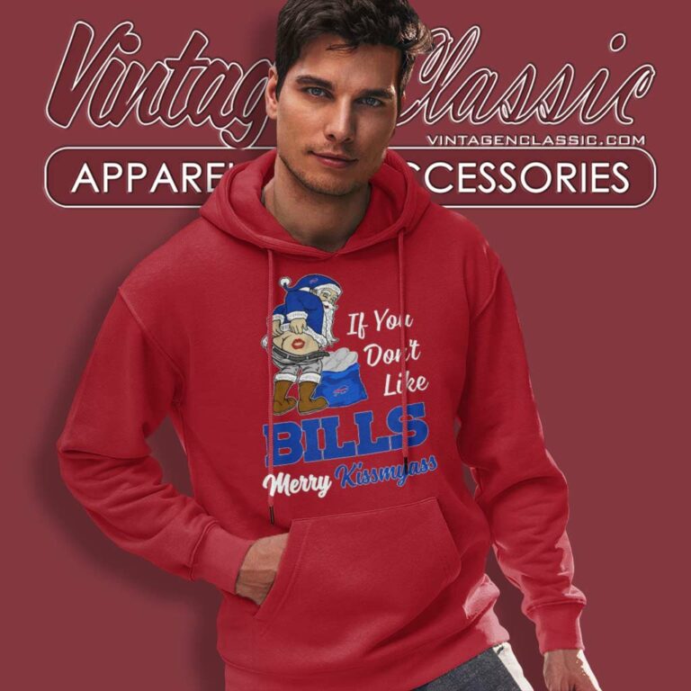Buffalo Bills Santa Kissmyass Funny Xmas Hoodie Buffalo Bills Santa Kissmyass Funny Xmas Hoodie