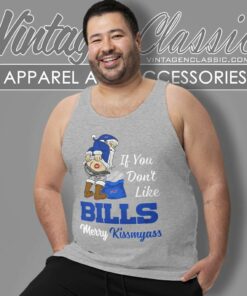 Buffalo Bills Santa Kissmyass Funny Xmas Tank Top Racerback