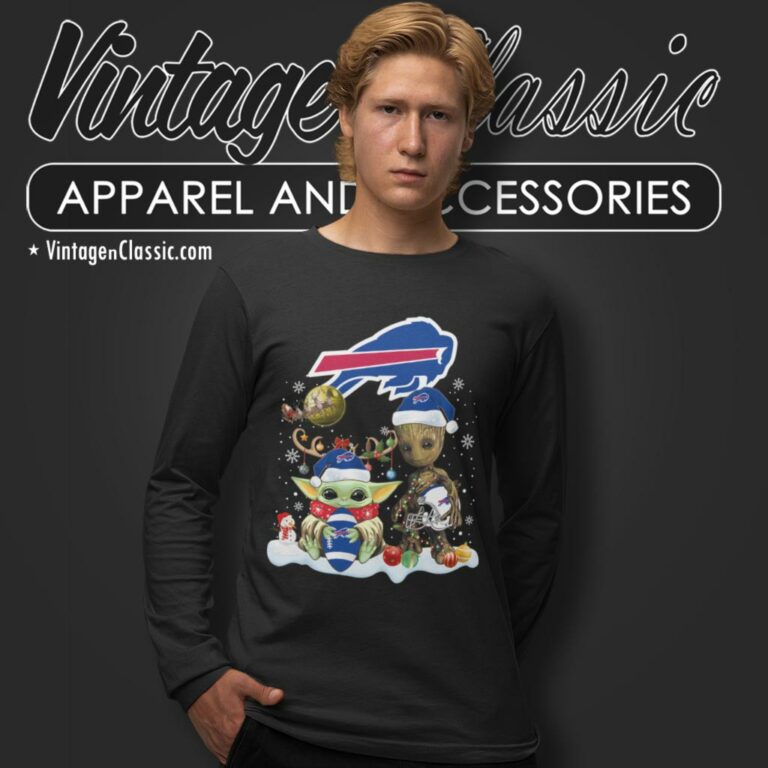 Buffalo Bills Shirt Baby Yoda And Groot Santa Christmas Long Sleeve Tee Buffalo Bills Shirt Baby Yoda And Groot Santa Christmas Long Sleeve Tee