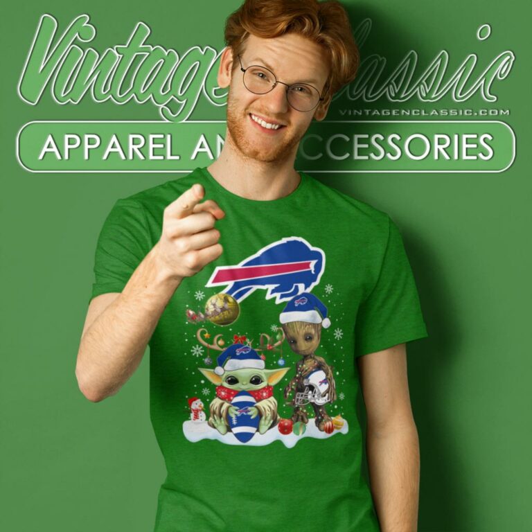 Buffalo Bills Shirt Baby Yoda And Groot Santa Christmas T Shirt Buffalo Bills Shirt Baby Yoda And Groot Santa Christmas T Shirt
