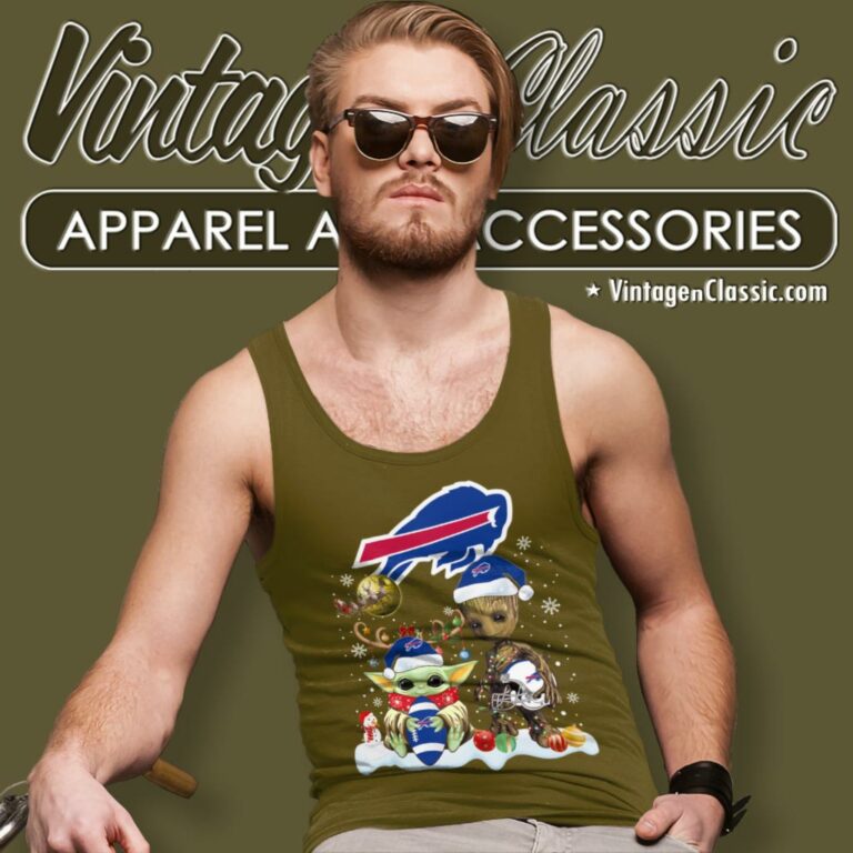 Buffalo Bills Shirt Baby Yoda And Groot Santa Christmas Tank Top Racerback Buffalo Bills Shirt Baby Yoda And Groot Santa Christmas Tank Top Racerback