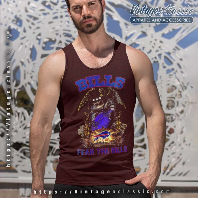Buffalo Bills Shirt Fear The Bills Jack Skellington Halloween Tank Top Racerback Buffalo Bills Shirt Fear The Bills Jack Skellington Halloween Tank Top Racerback