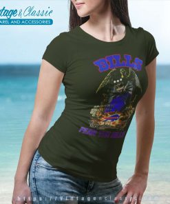 Buffalo Bills Shirt Fear The Bills Jack Skellington Halloween Women TShirt