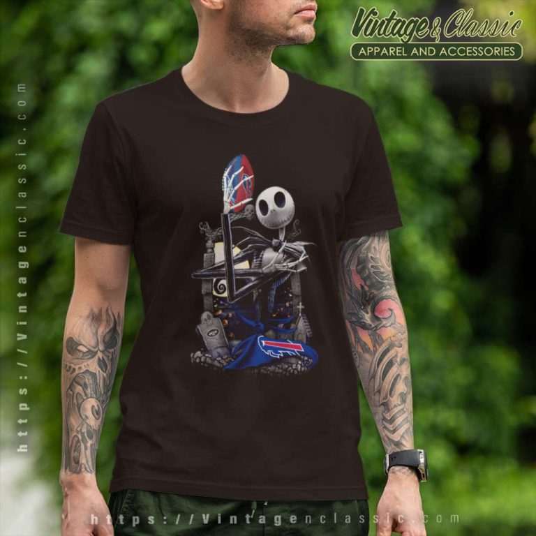 Buffalo Bills Shirt Jack Skellington Halloween T Shirt Buffalo Bills Shirt Jack Skellington Halloween T Shirt