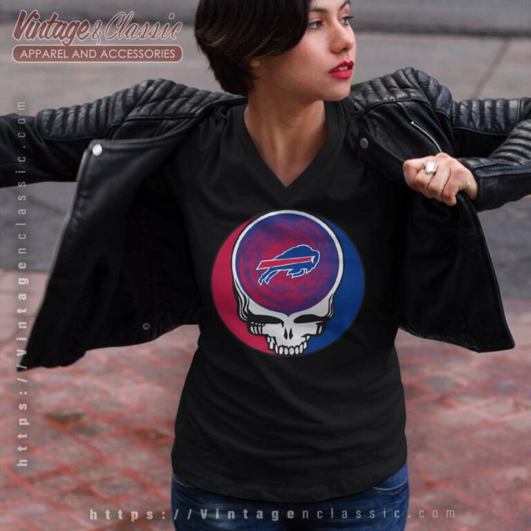 Buffalo Bills Shirt Nfl Grateful Dead Logo V Neck TShirt Buffalo Bills Shirt Nfl Grateful Dead Logo V Neck TShirt