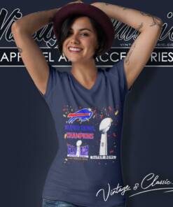 Buffalo Bills Shirt Super Bowl Champions Lviii Las Vegas 2024 V Neck TShirt