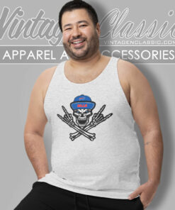 Buffalo Bills Skull Shirt Gift For Fans Tank Top Racerback