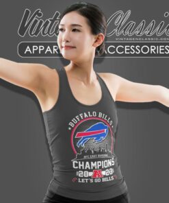Buffalo Bills Skyline Afc East Division Champions 2023 Lets Go Bills Tank Top Racerback
