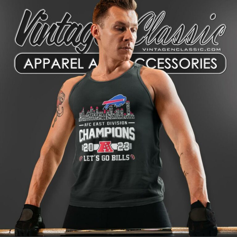 Buffalo Bills Skyline Players Name 2023 Afc East Division Champions Lets Go Bills Tank Top Racerback Buffalo Bills Skyline Players Name 2023 Afc East Division Champions Lets Go Bills Tank Top Racerback