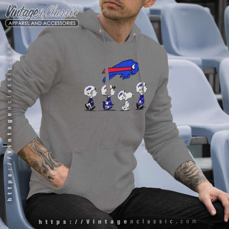Buffalo Bills Snoopy Charlie Brown And Friends Peanuts Hoodie Buffalo Bills Snoopy Charlie Brown And Friends Peanuts Hoodie