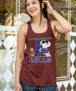 Buffalo Bills Snoopy Joe Cool Tank Top Racerback