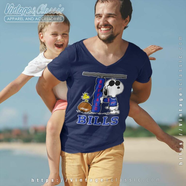 Buffalo Bills Snoopy Joe Cool V Neck TShirt Buffalo Bills Snoopy Joe Cool V Neck TShirt