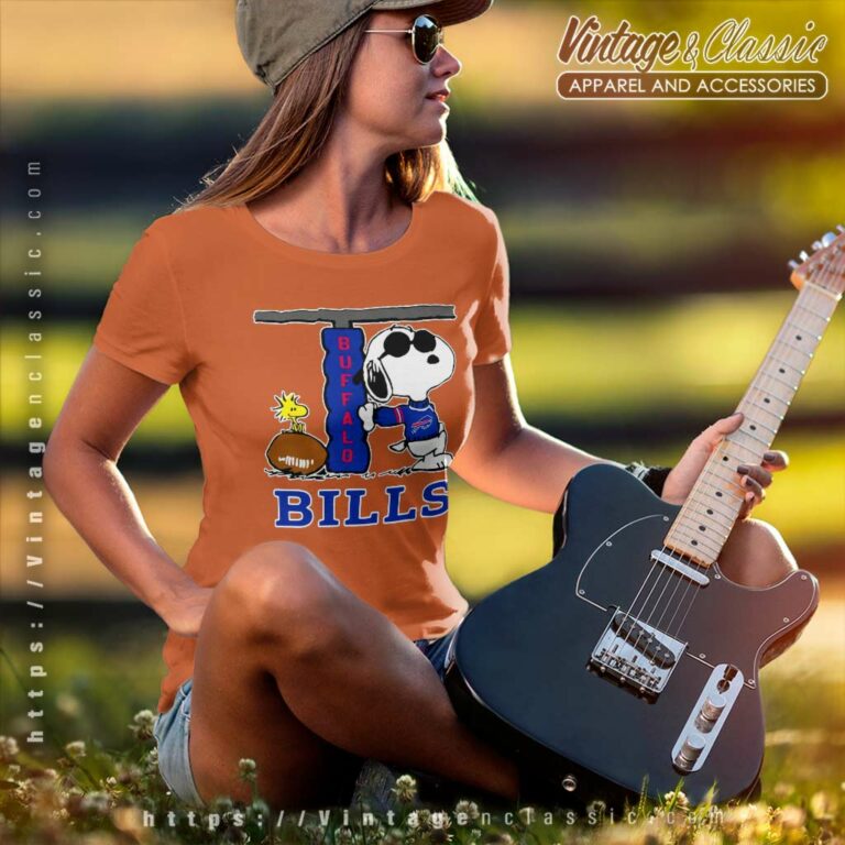 Buffalo Bills Snoopy Joe Cool Women TShirt Buffalo Bills Snoopy Joe Cool Women TShirt
