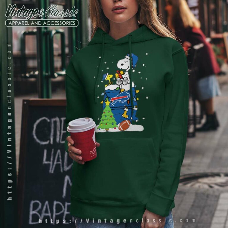 Buffalo Bills Snoopy Woodstock Merry Christmas Hoodie Buffalo Bills Snoopy Woodstock Merry Christmas Hoodie