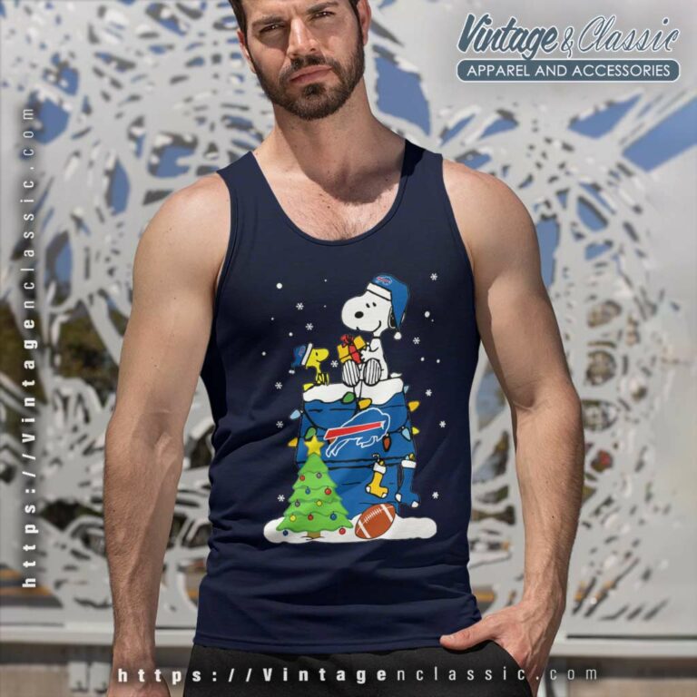 Buffalo Bills Snoopy Woodstock Merry Christmas Tank Top Racerback Buffalo Bills Snoopy Woodstock Merry Christmas Tank Top Racerback