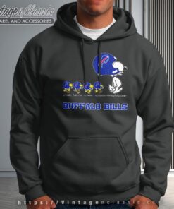 Buffalo Bills Snoopy Woodstock Team Walking Hoodie