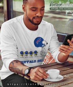 Buffalo Bills Snoopy Woodstock Team Walking Shirt