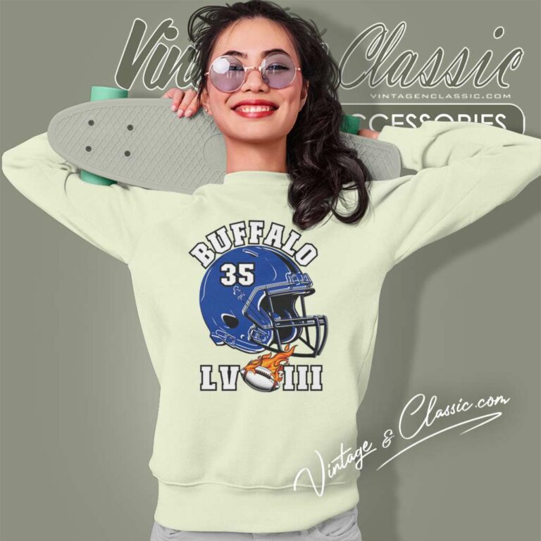 Buffalo Bills Super Bowl Lviii Helmet Sweatshirt Buffalo Bills Super Bowl Lviii Helmet Sweatshirt