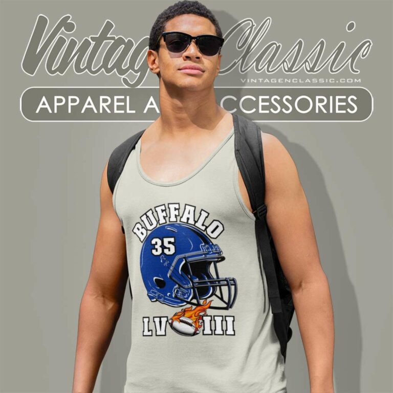 Buffalo Bills Super Bowl Lviii Helmet Tank Top Racerback Buffalo Bills Super Bowl Lviii Helmet Tank Top Racerback
