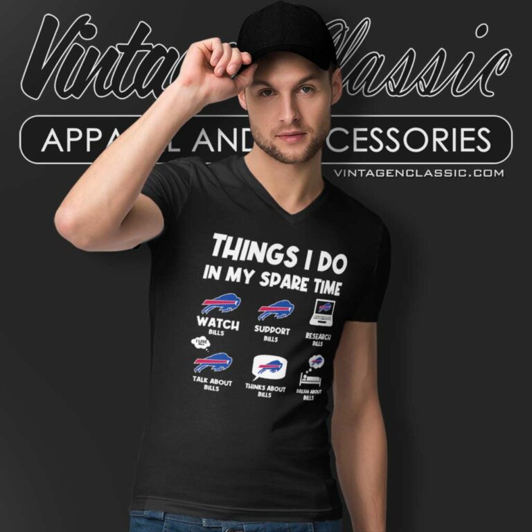 Buffalo Bills Things I Do In My Spare Time V Neck TShirt Buffalo Bills Things I Do In My Spare Time V Neck TShirt