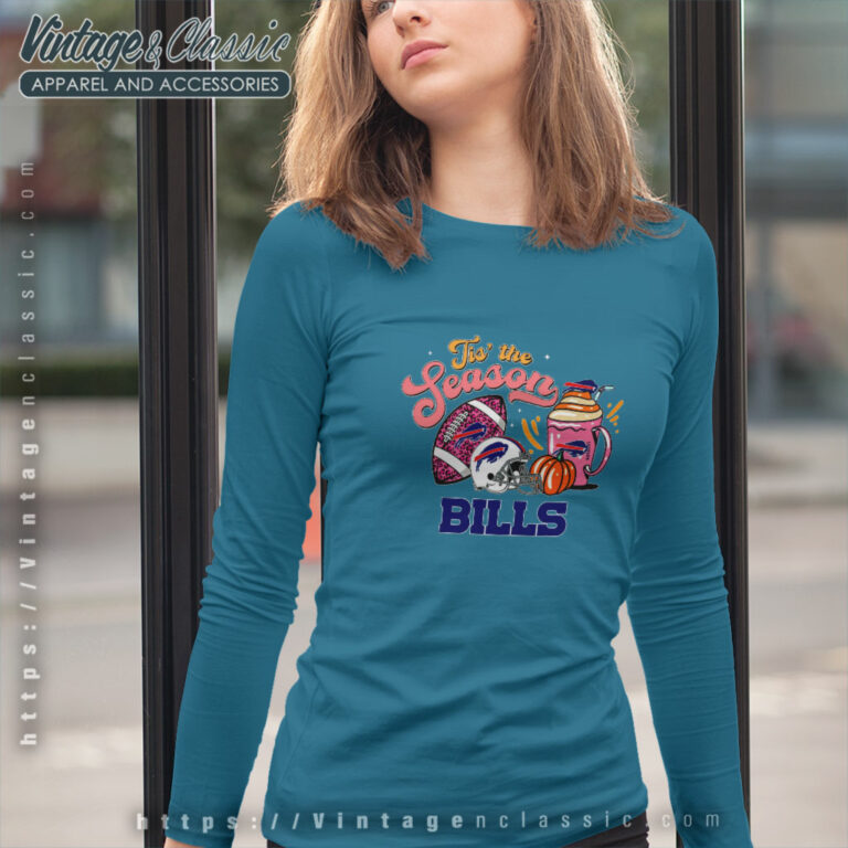 Buffalo Bills Tis The Season Coffee Long Sleeve Tee Buffalo Bills Tis The Season Coffee Long Sleeve Tee