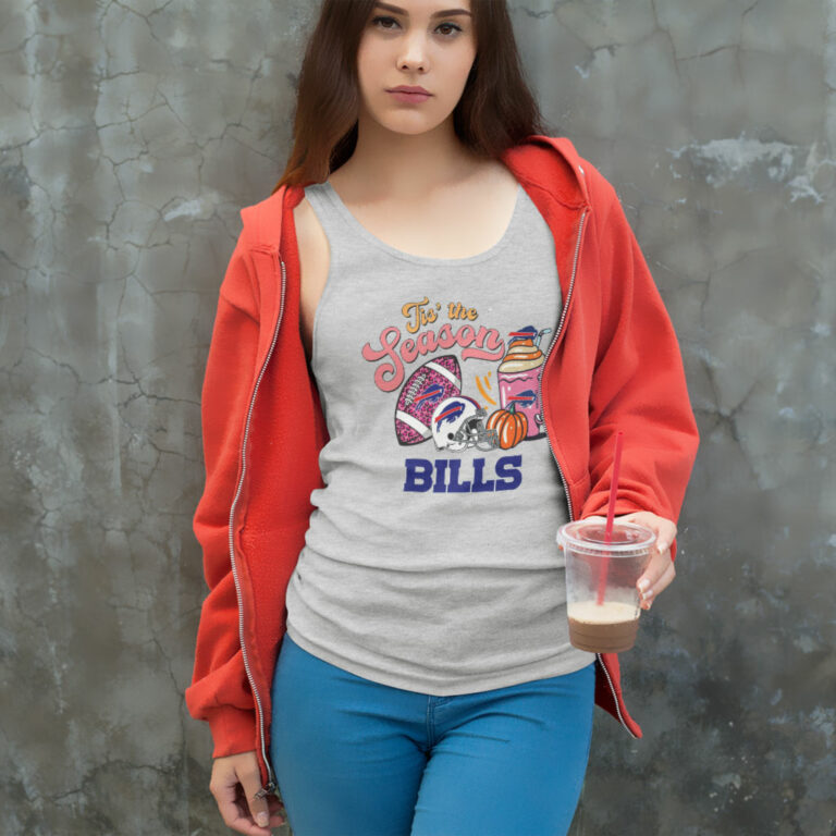 Buffalo Bills Tis The Season Coffee Tank Top Racerback Buffalo Bills Tis The Season Coffee Tank Top Racerback
