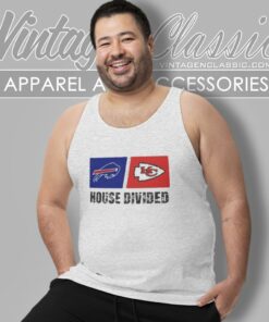 Buffalo Bills Vs Kansas City Chiefs House Divided Tank Top Racerback