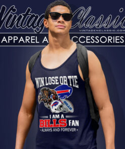 Buffalo Bills Win Lose Or Tie Tank Top Racerback
