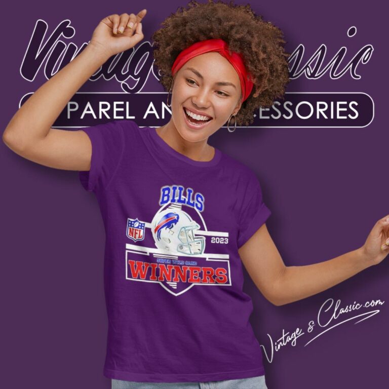 Buffalo Bills Winners Champions 2023 Super Wild Card Nfl Divisional Helmet Women T Shirt Buffalo Bills Winners Champions 2023 Super Wild Card Nfl Divisional Helmet Women T Shirt