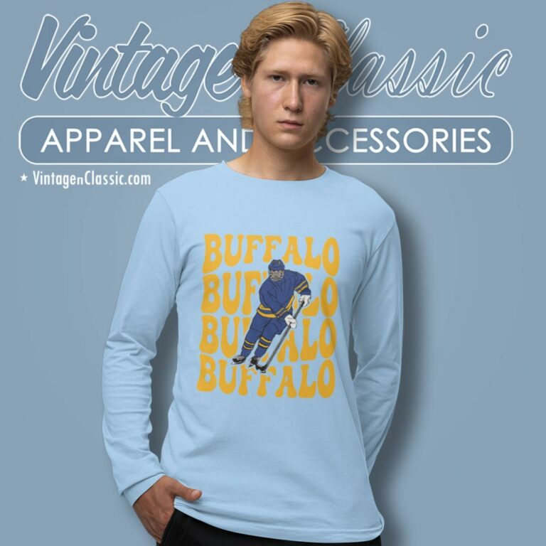 Buffalo Sabres 1970 Hockey Long Sleeve Tee Buffalo Sabres 1970 Hockey Long Sleeve Tee