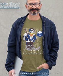 Buffalo Sabres Donald Duck Hockey Shirt 2 Buffalo Sabres Donald Duck Hockey Shirt Long Sleeve Tee