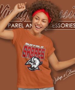 Buffalo Sabres Goat Head 90s Nhl Women T Shirt