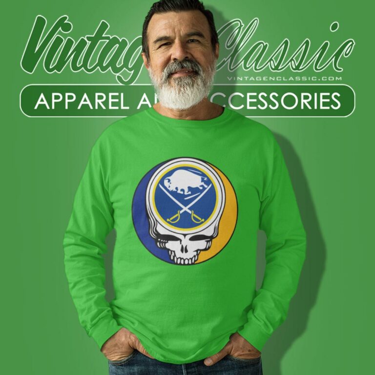 Buffalo Sabres Grateful Dead Steal Your Face Long Sleeve Tee Buffalo Sabres Grateful Dead Steal Your Face Long Sleeve Tee