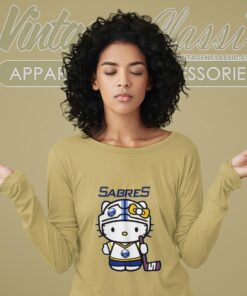 Buffalo Sabres Hello Kitty Shirt Long Sleeve Tee