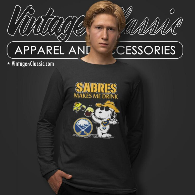 Buffalo Sabres Make Me Drinks Long Sleeve Tee Buffalo Sabres Make Me Drinks Long Sleeve Tee