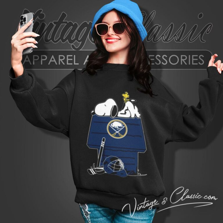 Buffalo Sabres Nhl Hockey Snoopy Woodstock The Peanuts Movie Sweatshirt Buffalo Sabres Nhl Hockey Snoopy Woodstock The Peanuts Movie Sweatshirt