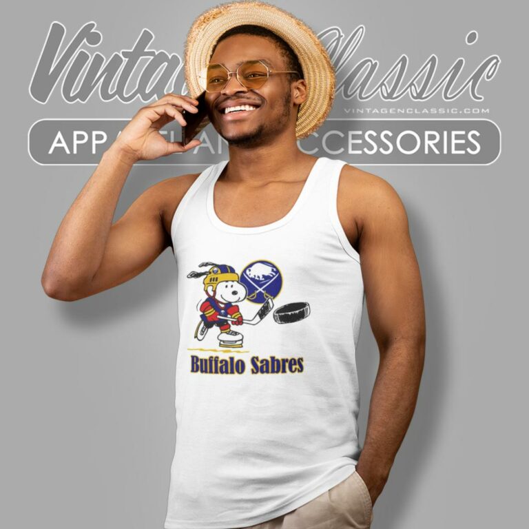 Buffalo Sabres Snoopy Nhl Tank Top Racerback Buffalo Sabres Snoopy Nhl Tank Top Racerback