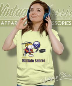Buffalo Sabres Snoopy Nhl Women T Shirt