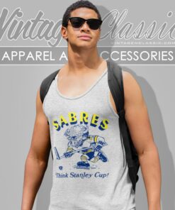 Buffalo Sabres Think Stanley Cup Nhl Hockey Tank Top Racerback